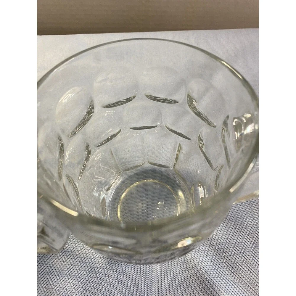 2 Cheers Boston CBS STUDIOS Glass Barrel Beer Glass Mugs Thumbprint Luminarc USA